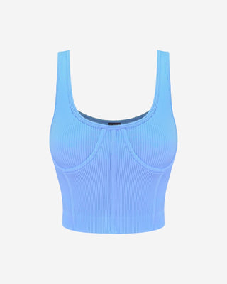 Velar Contour Bustier Crop Top