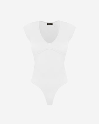 Ryder Ribbed Bodysuit - Ivory